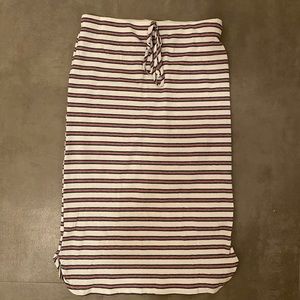 Roolee striped skirt